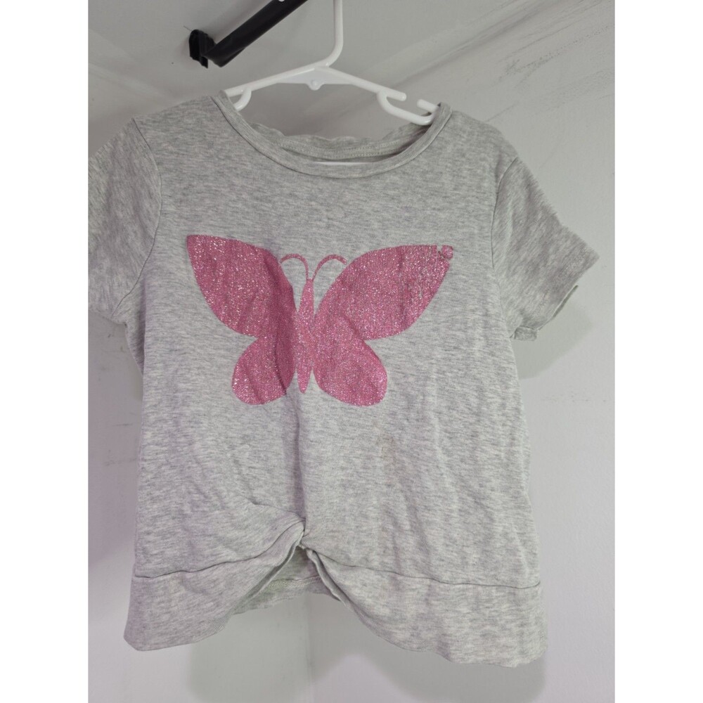 Limited Too Girls' Butterfly t shirt Gray Size 8--- F67